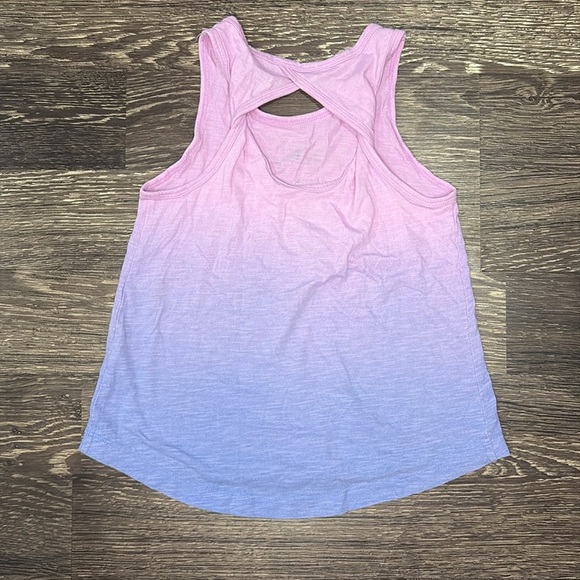 Girls SO brand tank top pink and purple with a dolphin on it size medium - Picture 3 of 5